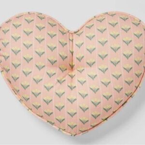 Heart Reversible Mini Decorative Pillow White 15" x 12" ~ Target Pillowfort 2025